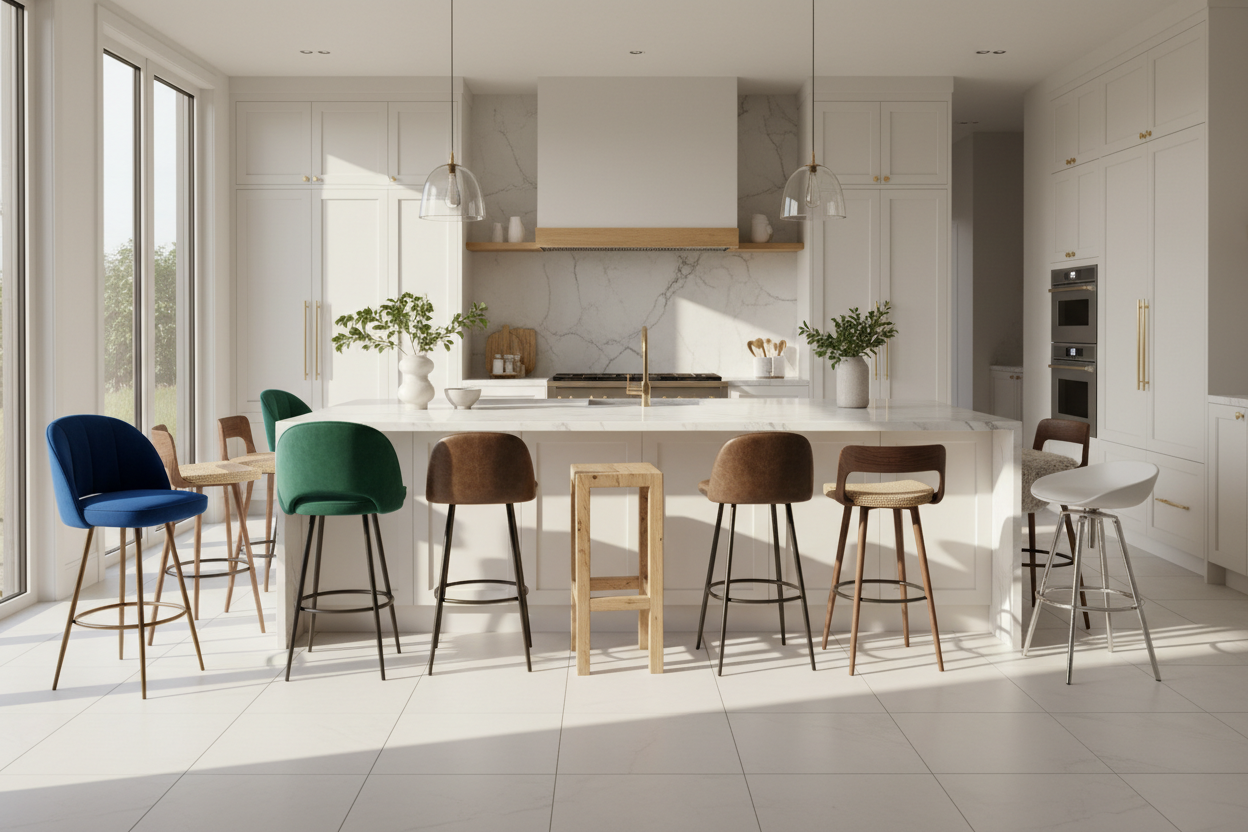 Chic & Comfy: 10 Kitchen Bar Stools That Transform Your Space – Wallpics