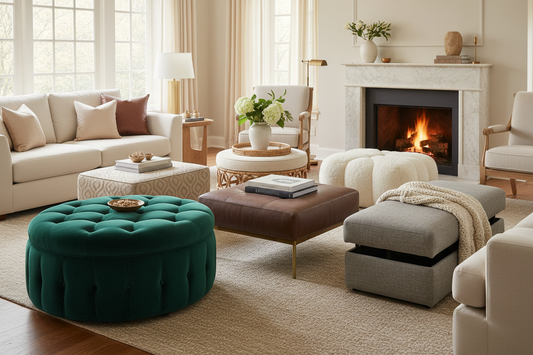 Chic & Cozy: 6 Ottoman Coffee Table Designs to Elevate Your Living Room