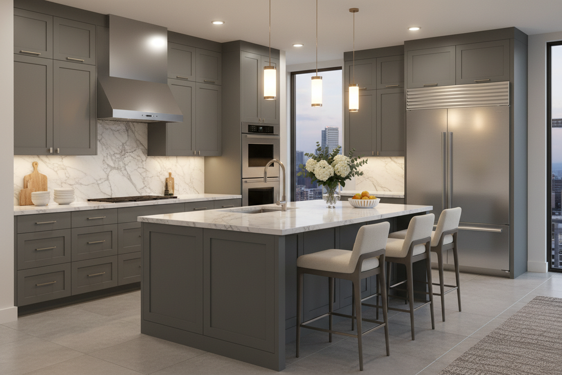 Chic Grey Cabinets: Transform Your Kitchen in Style – Wallpics