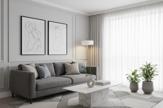 Chic Serenity: 7 Modern Grey Living Room Makeovers