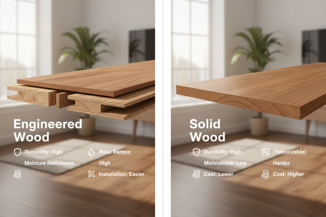 Choosing Between Engineered and Solid Wood: What You Need to Know