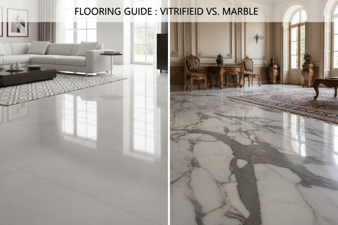 Choosing Between Vitrified Tiles and Marble: Ultimate Flooring Guide