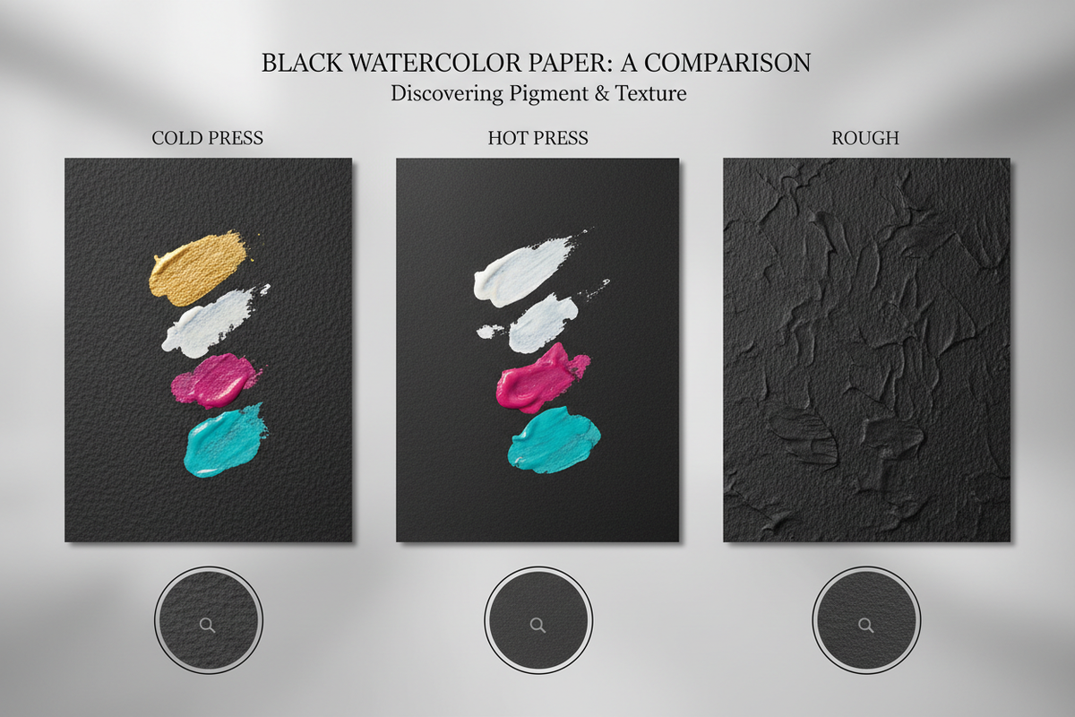 Choosing the Right Black Watercolour Paper: A Detailed Comparison Guide