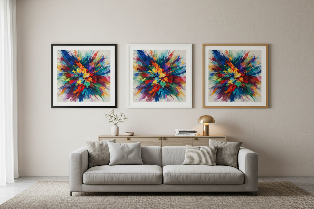 Choosing the Right Frame Color to Complement Your Wall Art