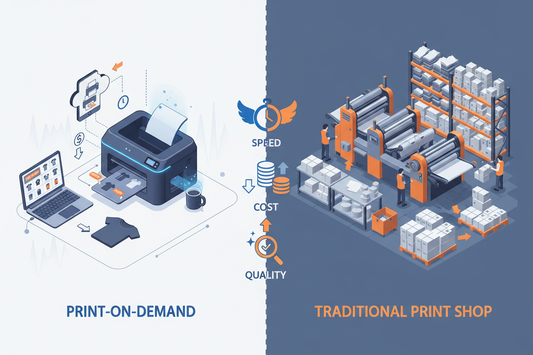 Choosing the Right Fulfillment Model: Print-on-Demand vs. Traditional Print Shops