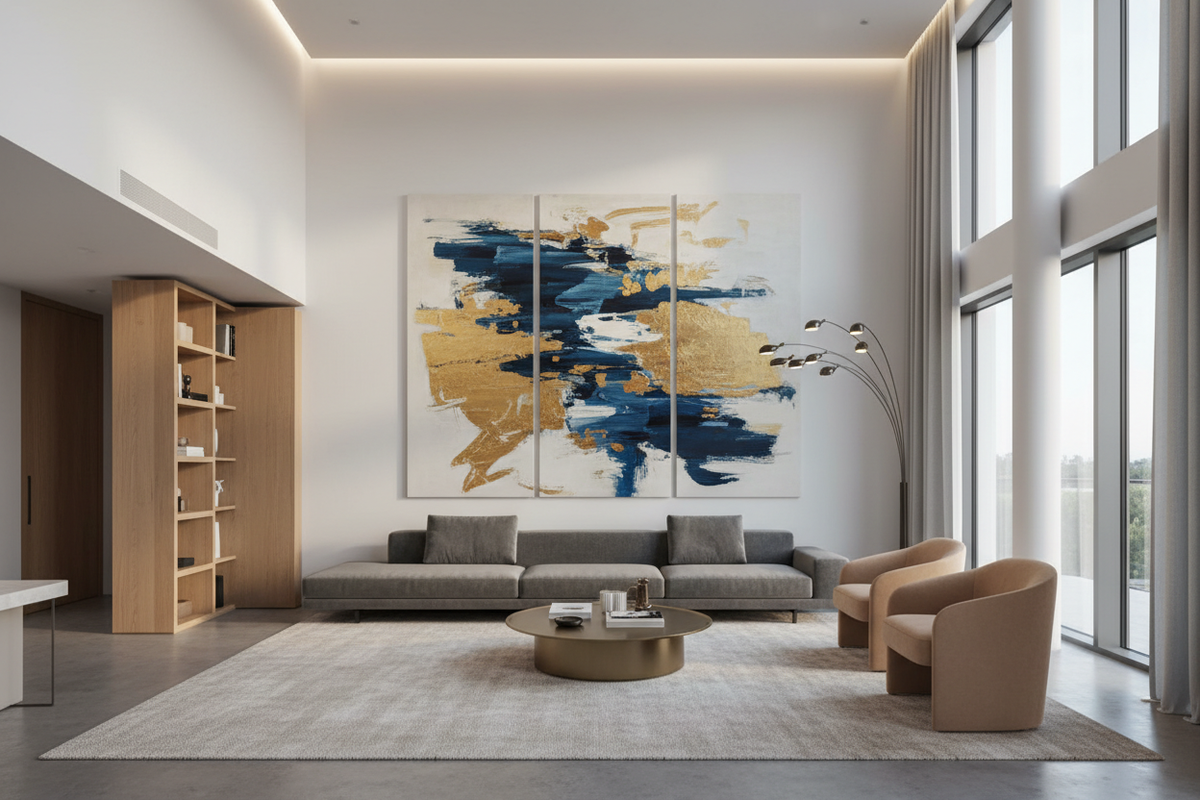 Choosing the Right Large-Scale Art for Your Living Space