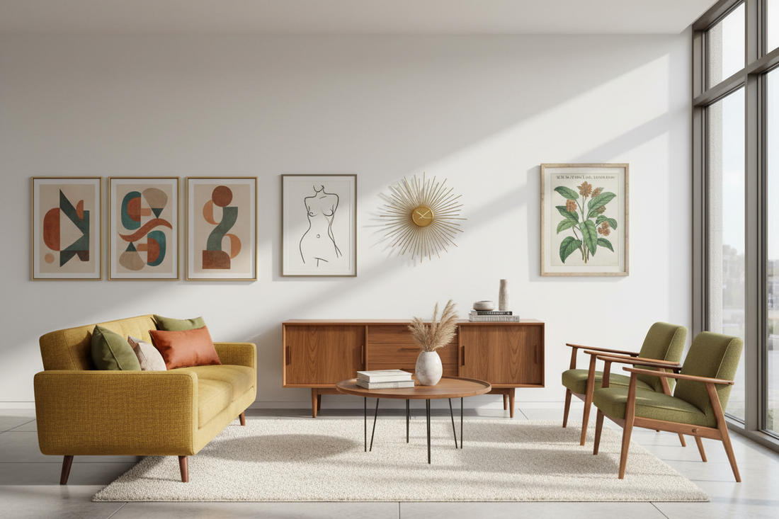 Choosing the Right Wall Art for a Mid-Century Modern Interior