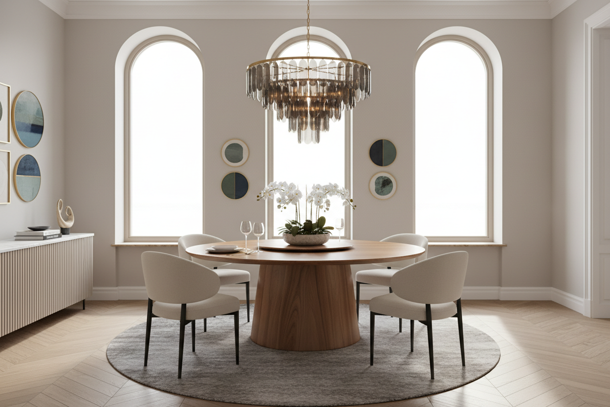 Circle of Style: 9 Round Dining Table Designs to Elevate Your Home ...
