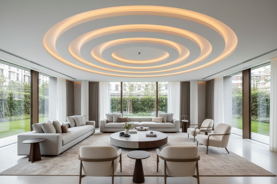 Circles of Elegance: Round POP Ceiling Ideas for Modern Homes