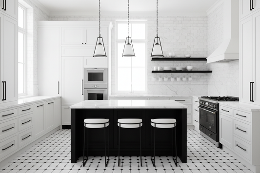 Classic Meets Contemporary: Stunning Black & White Kitchens