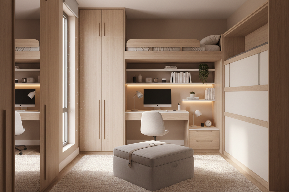 Clever Small Bedroom Furniture Ideas to Maximize Space