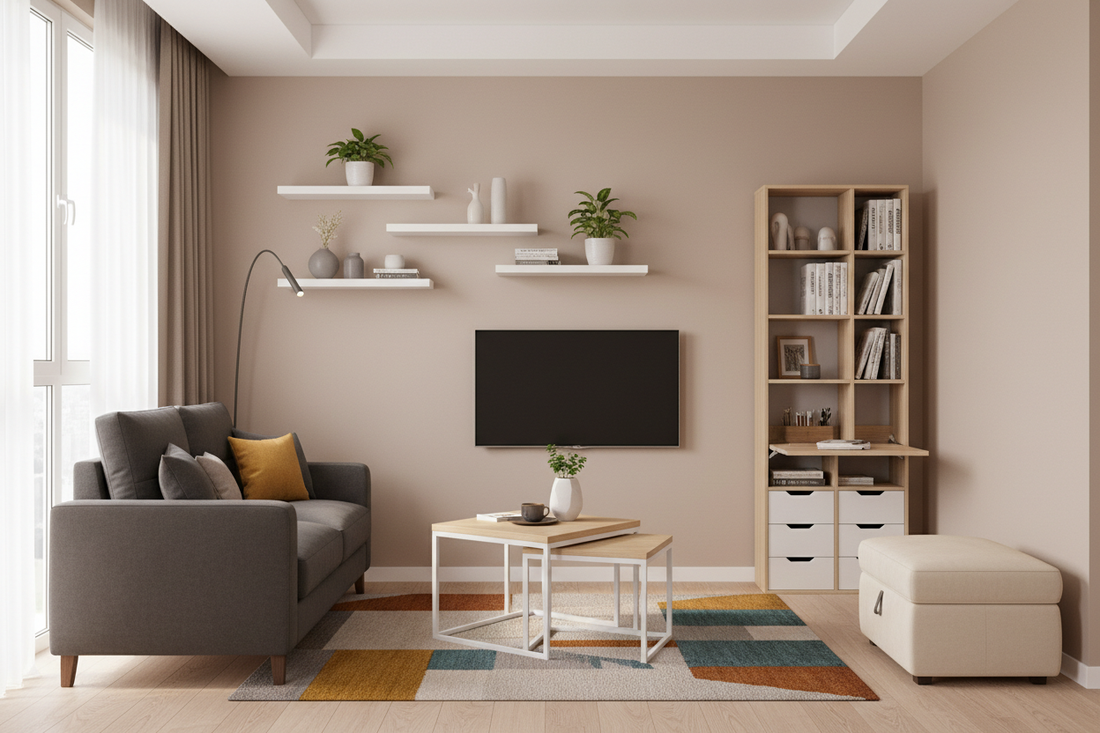 Clever Ways to Arrange Furniture in a Compact Living Room