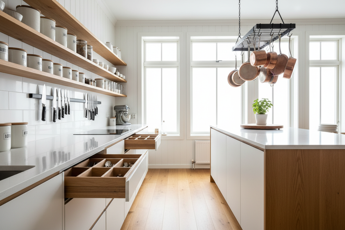Clutter-Free Cooking: 5 Smart Kitchen Showcase Ideas
