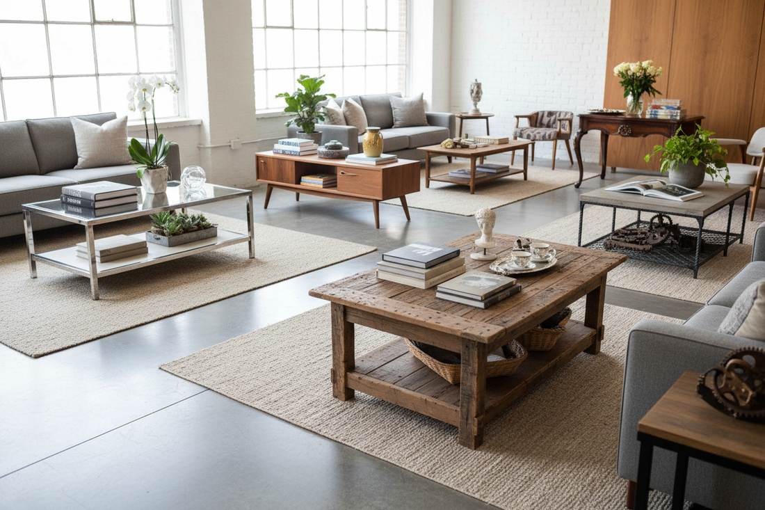 Coffee Tables for Every Style: From Modern Minimalist to Classic Charm
