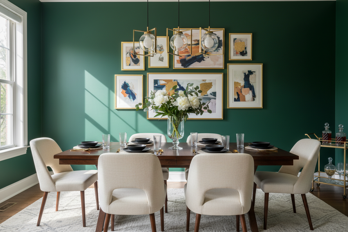 Color Your Meals: Stunning Dining Room Wall Paint Inspirations