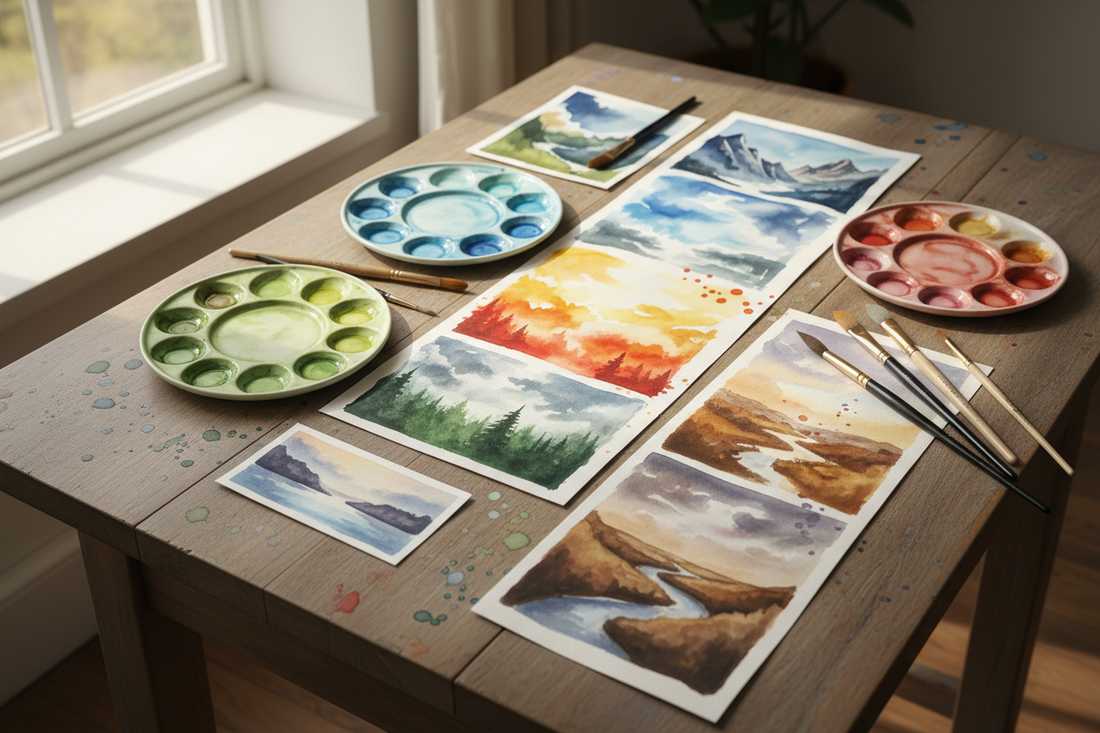 Colour Stories: 5 Watercolour Artists on Their Must-Have Landscape Tones