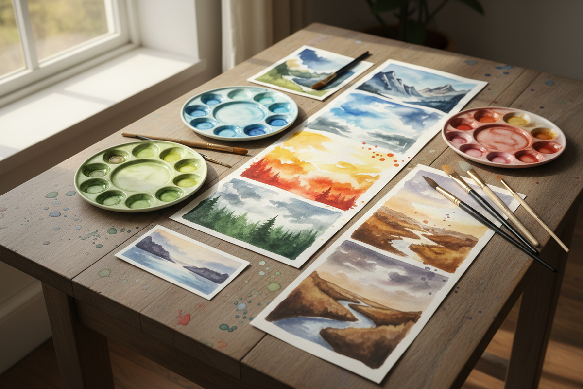 Colour Stories: 5 Watercolour Artists on Their Must-Have Landscape Tones