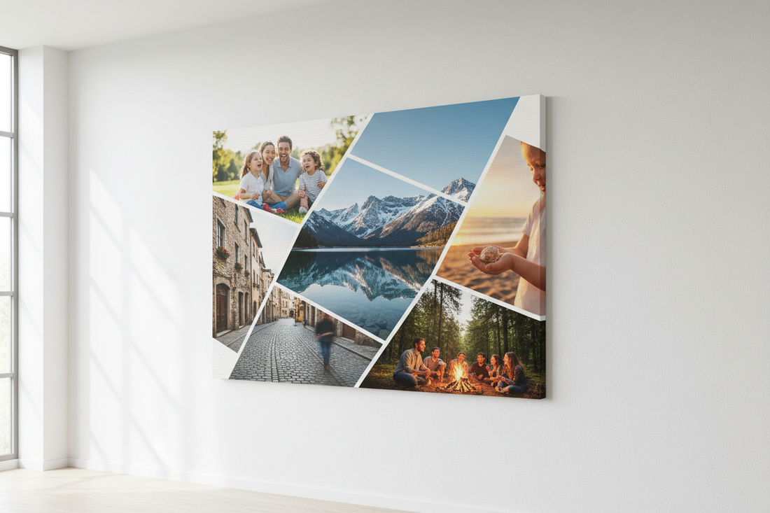 Combining Multiple Photos into One Artistic Canvas Prints