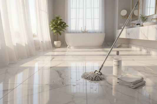 Complete Guide to Maintaining Marble Floor Tiles in Bathroom Spaces