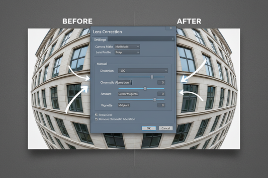 Comprehensive Guide to Correcting Lens Distortion Using Photoshop’s Lens Correction Filter