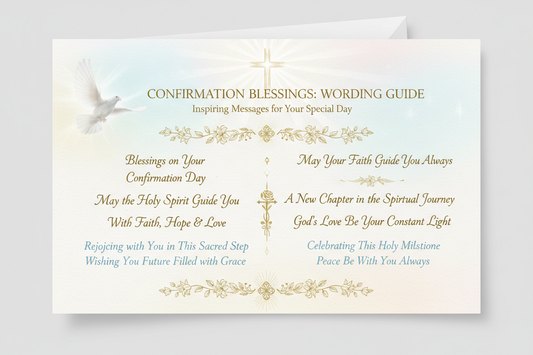Confirmation Card Wording Guide: Inspiring Messages to Share