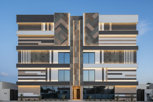 Contemporary and Long-Lasting Elevation Tile Designs for Architectural Excellence
