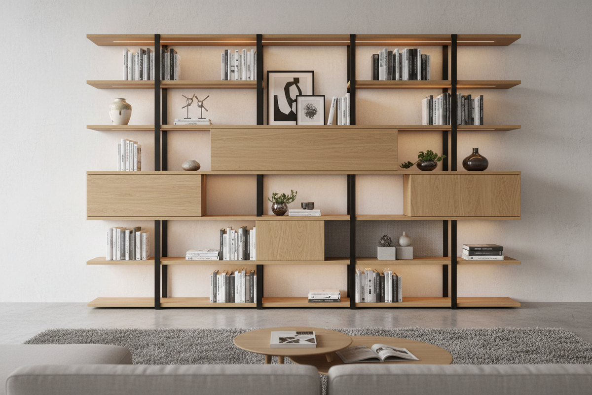 Contemporary Book Racks That Blend Functionality and Style