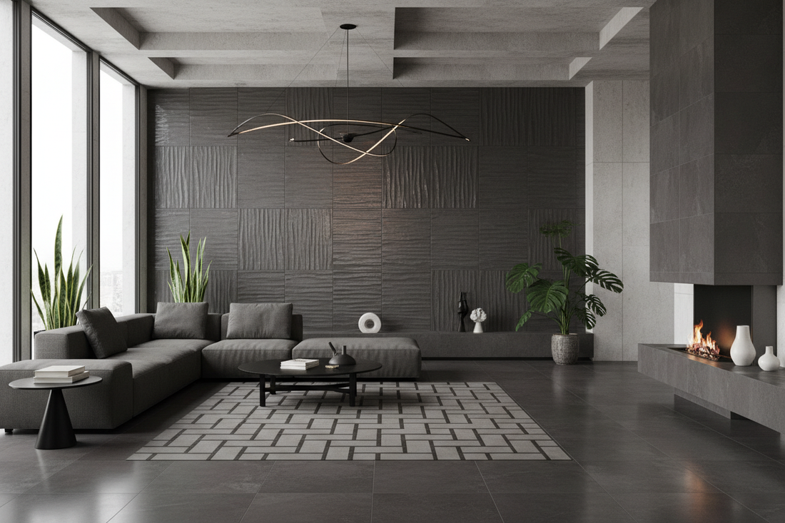 Contemporary Charcoal Tile Trends to Elevate Your Living Spaces