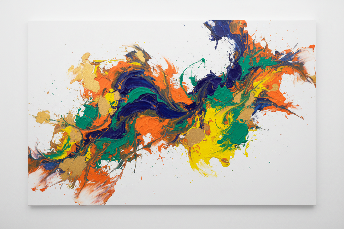 Contemporary Flair: The Art of Brushstrokes