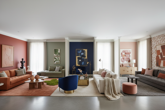 Contemporary Living Space Color Palettes: Six Revolutionary Hues Dominating 2025 Interior Design