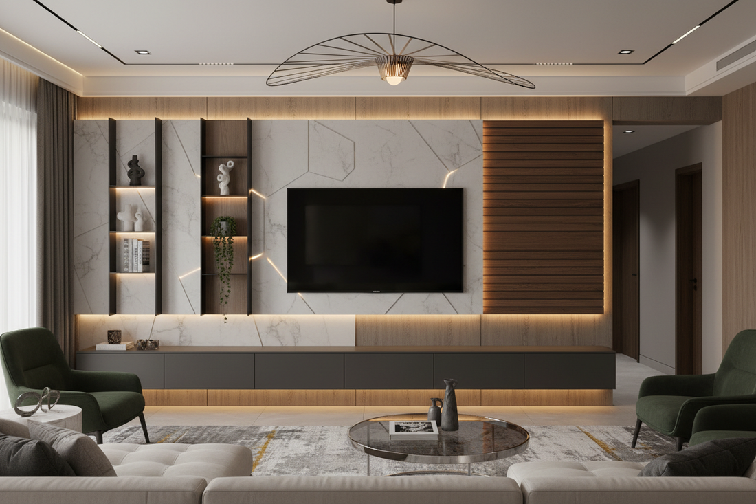 Contemporary Television Wall Design Concepts That Command Attention