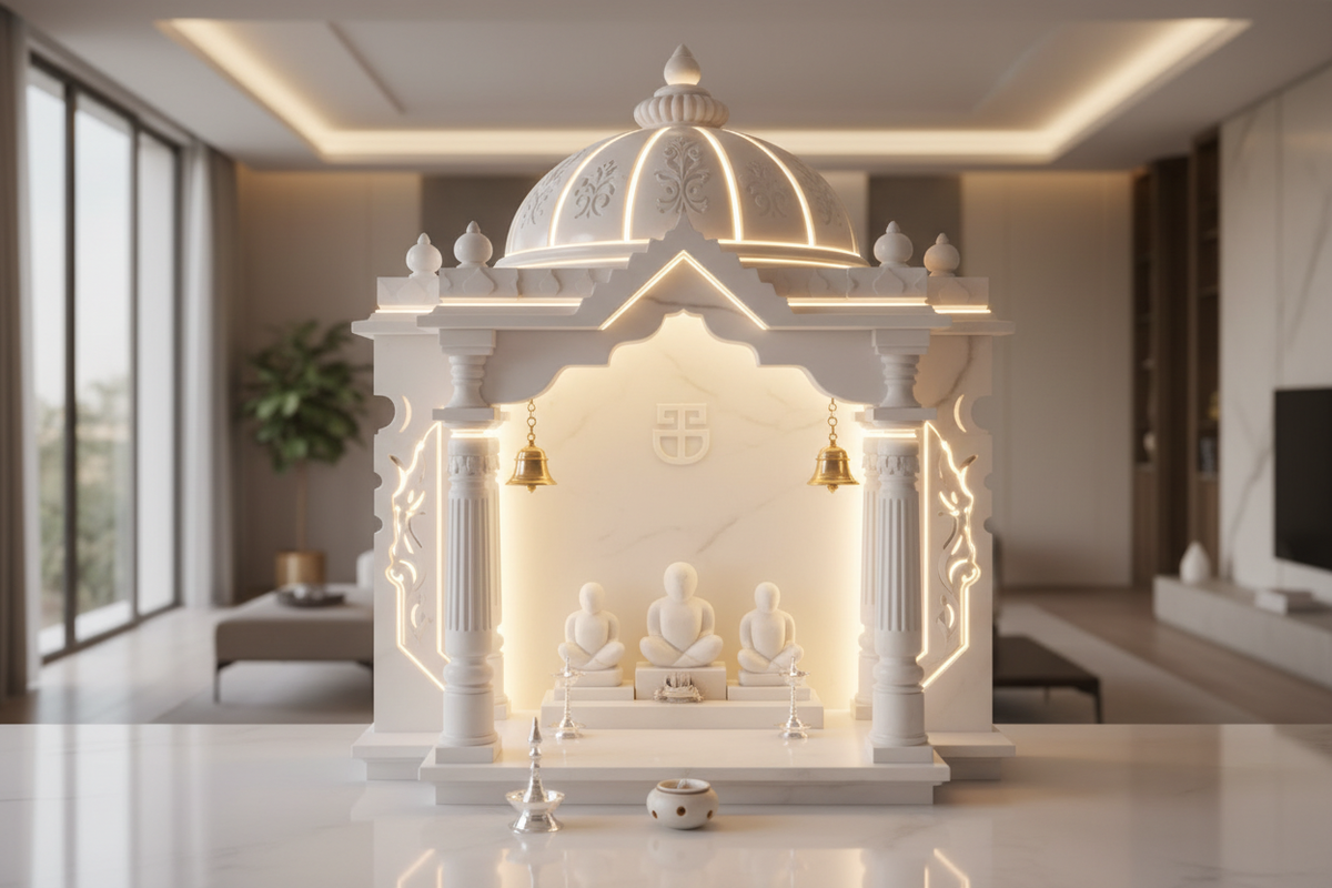 Corian Mandirs: Affordable Elegance That Outshines Traditional Marble Temples