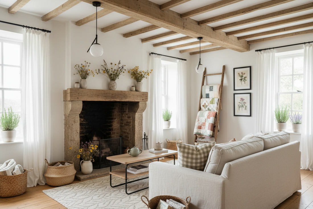 Cottagecore Interiors: Rustic Charm Meets Modern Comfort