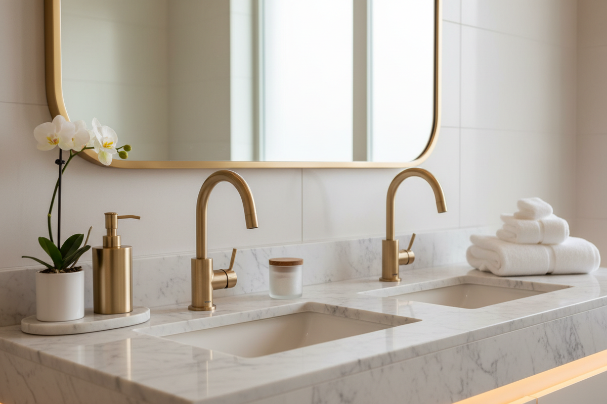 Countertop Couture: Elevate Your Bathroom with Timeless Elegance