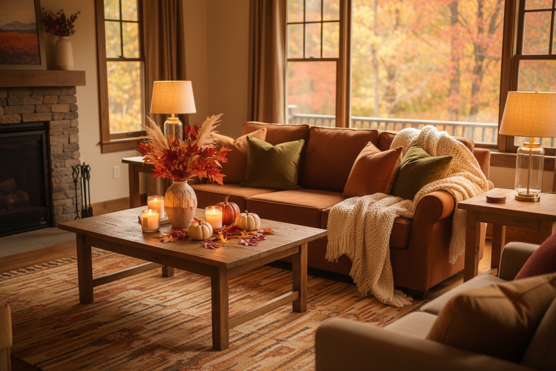 Cozy Interiors for Fall: Elevating Spaces with Seasonal Textures and Colors