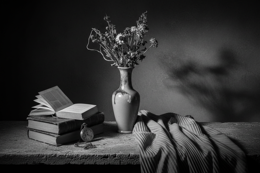 Crafting Timeless Images: A Complete Guide to Black and White Still Life Photography