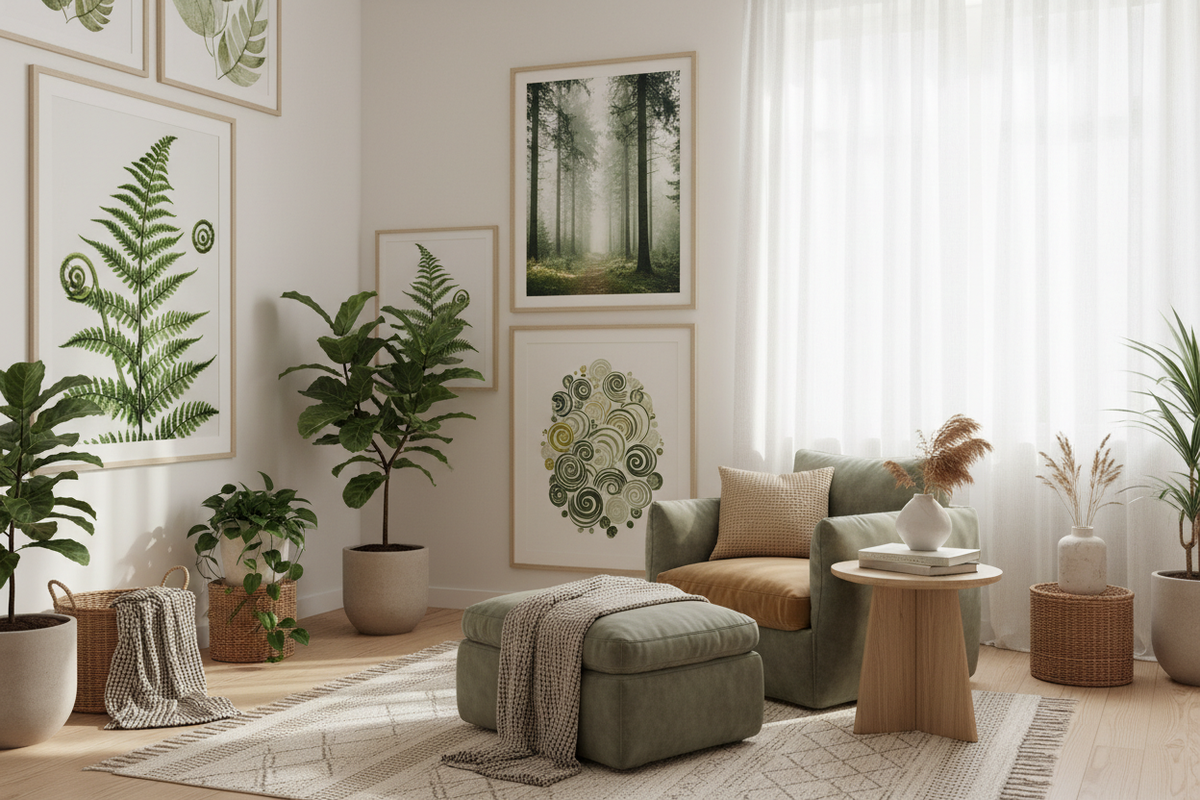 Create a Serene Sanctuary with Nature-Inspired Wall Art