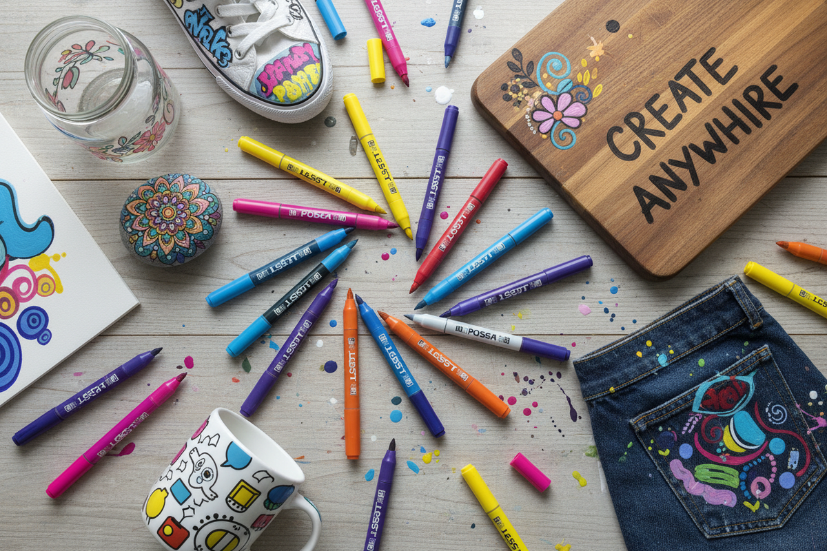 Create Anywhere, On Anything: The Magic of Multi-Surface Posca Paint Pens