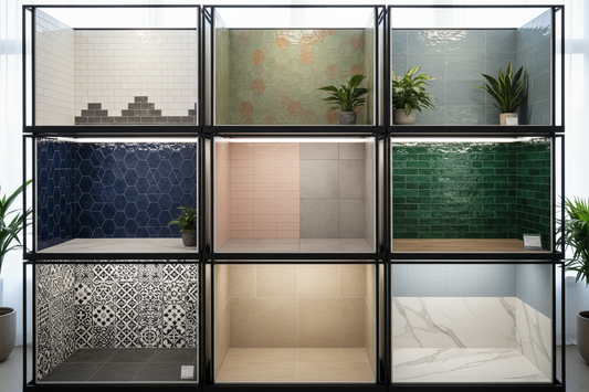 Create Cohesion: 7 Inspiring Wall and Floor Tile Colour Combos