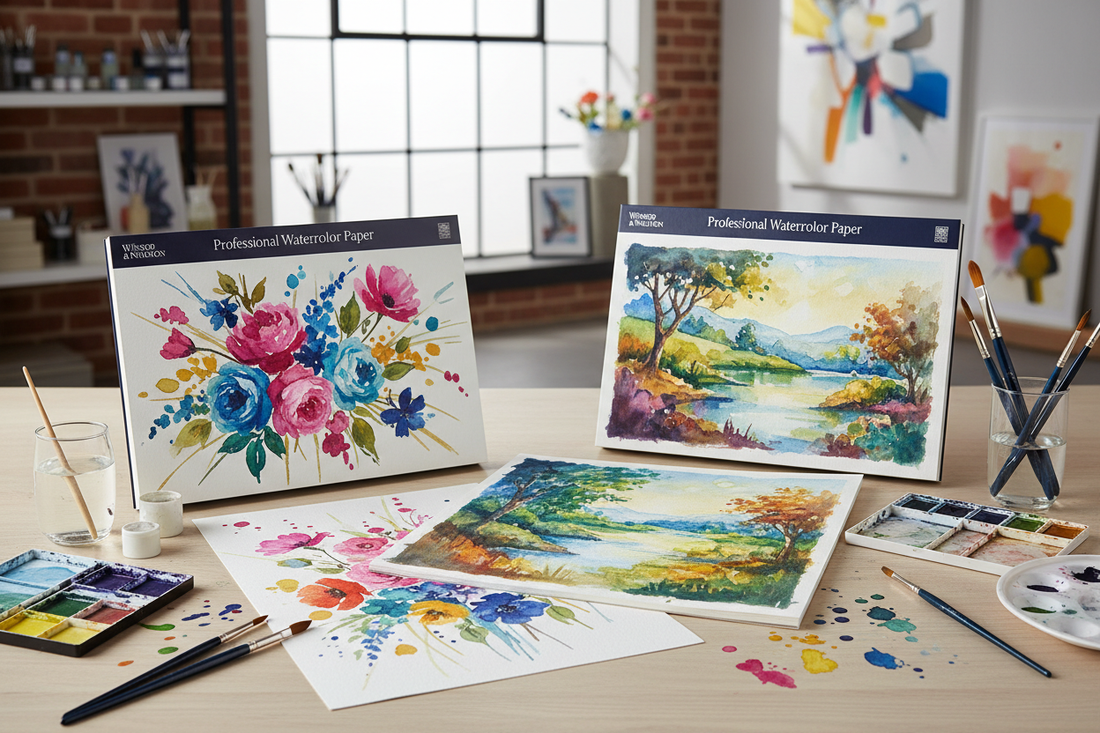 Create Masterpieces with Winsor & Newton Professional & Classic Watercolour Papers