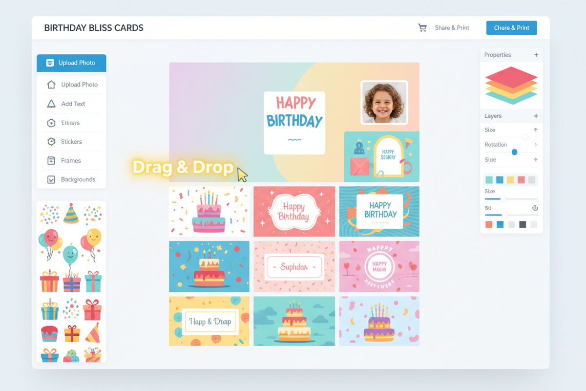 Create Personalized Birthday Cards Online with Ease