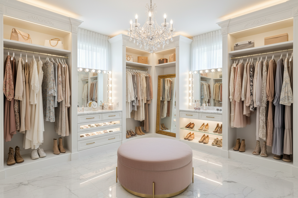 Create the Perfect Walk-In Closet: Design Ideas for a Dreamy, Organize ...