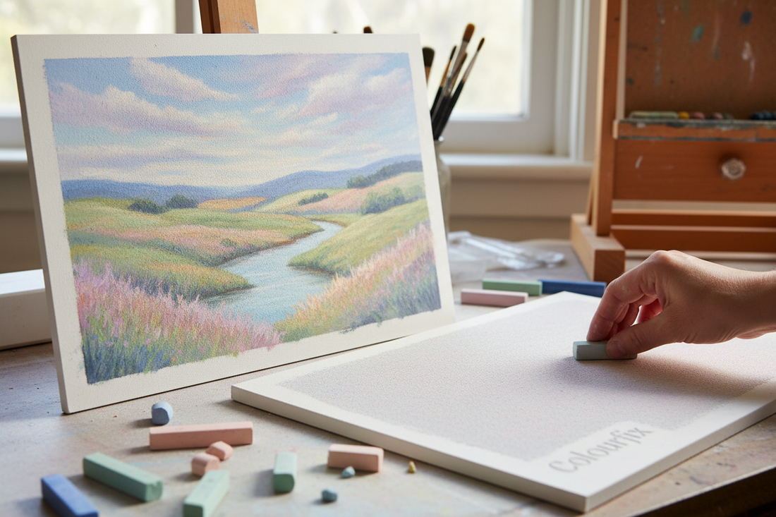 Create Unique and Lasting Pastel Paintings with a Custom Surface and Colourfix Primer