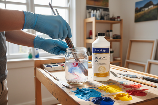 Create with Confidence: Safe Clean-Up Using Langridge Solvent 75