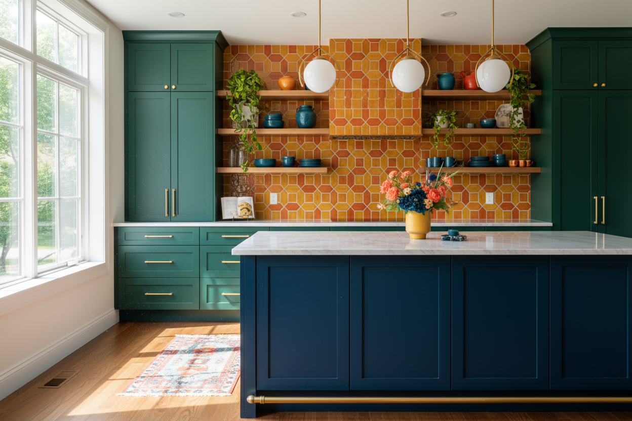 Creating a Statement Kitchen: Tips for Bold, Colorful Spaces – Wallpics