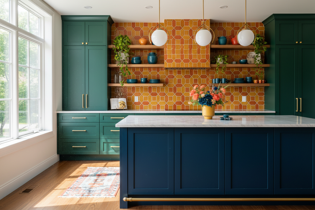 Creating a Statement Kitchen: Tips for Bold, Colorful Spaces