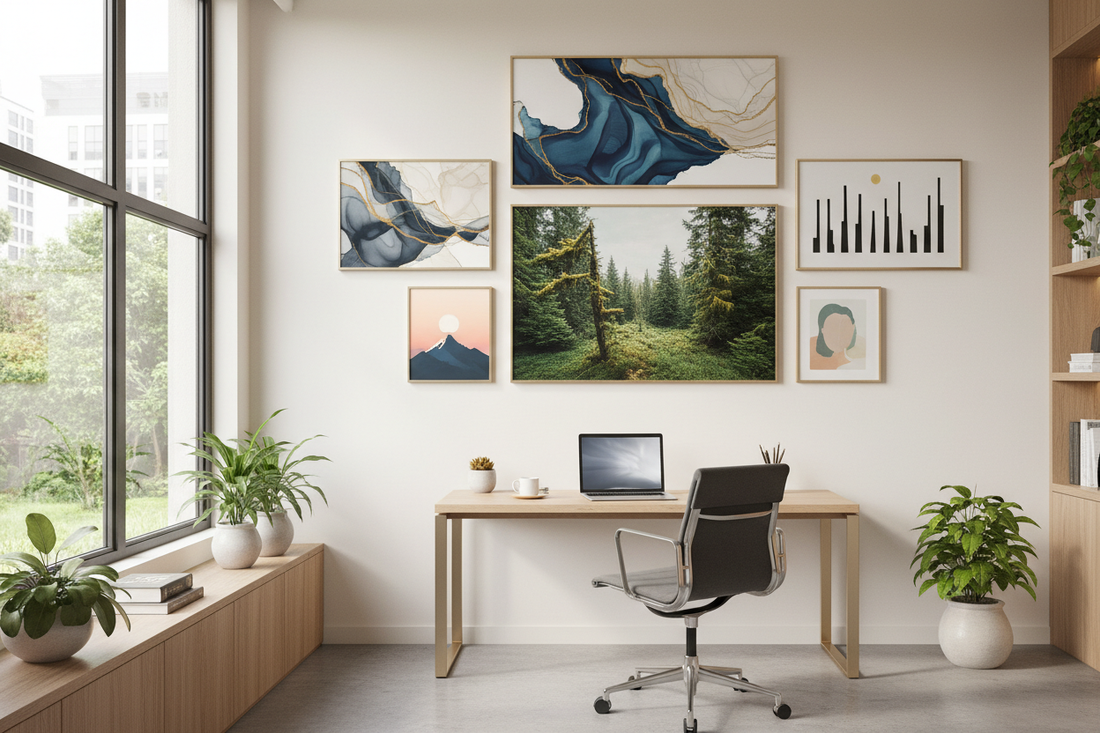 Creating a Stylish Office: Incorporating Canvas Picture Prints