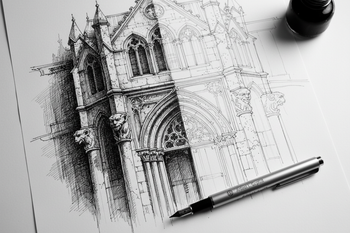 Pen Sticker Render Creating Intricate Artwork with Arthur L. Guptill’s Pen and Ink Render ...