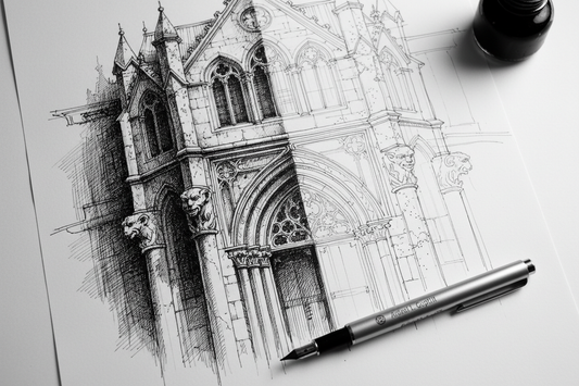 Creating Intricate Artwork with Arthur L. Guptill’s Pen and Ink Rendering Methods