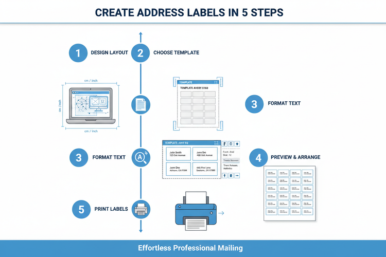 Address Label Setup Creating Professional Address Labels: Step-by-Step – Wallpics